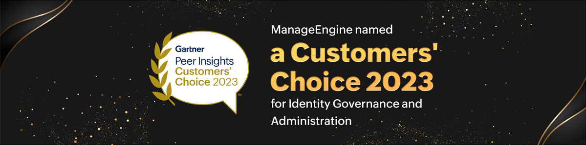 ManageEngine names a Customers' Choice 2023 for Identity Governance and Administration